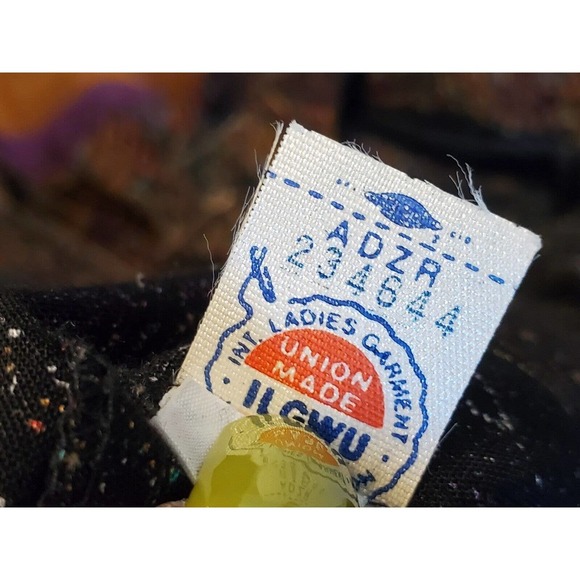 Vintage Joan Sparks for Daniel Barrett Paisley Wool Midi Dress Small - Picture 14 of 15